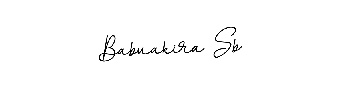 How to make Babuakira Sb signature? BallpointsItalic-DORy9 is a professional autograph style. Create handwritten signature for Babuakira Sb name. Babuakira Sb signature style 11 images and pictures png