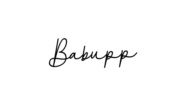 You should practise on your own different ways (BallpointsItalic-DORy9) to write your name (Babupp) in signature. don't let someone else do it for you. Babupp signature style 11 images and pictures png