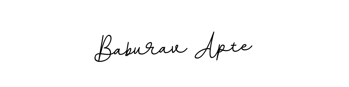 It looks lik you need a new signature style for name Baburav Apte. Design unique handwritten (BallpointsItalic-DORy9) signature with our free signature maker in just a few clicks. Baburav Apte signature style 11 images and pictures png