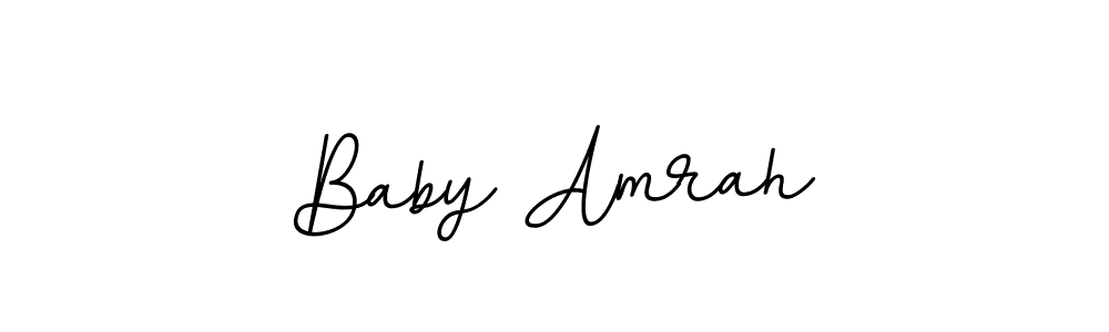 You should practise on your own different ways (BallpointsItalic-DORy9) to write your name (Baby Amrah) in signature. don't let someone else do it for you. Baby Amrah signature style 11 images and pictures png