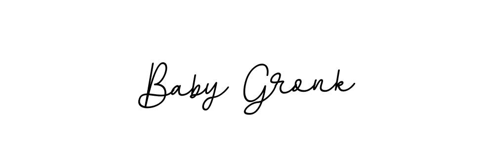 Use a signature maker to create a handwritten signature online. With this signature software, you can design (BallpointsItalic-DORy9) your own signature for name Baby Gronk. Baby Gronk signature style 11 images and pictures png