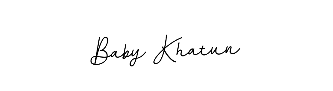 if you are searching for the best signature style for your name Baby Khatun. so please give up your signature search. here we have designed multiple signature styles  using BallpointsItalic-DORy9. Baby Khatun signature style 11 images and pictures png