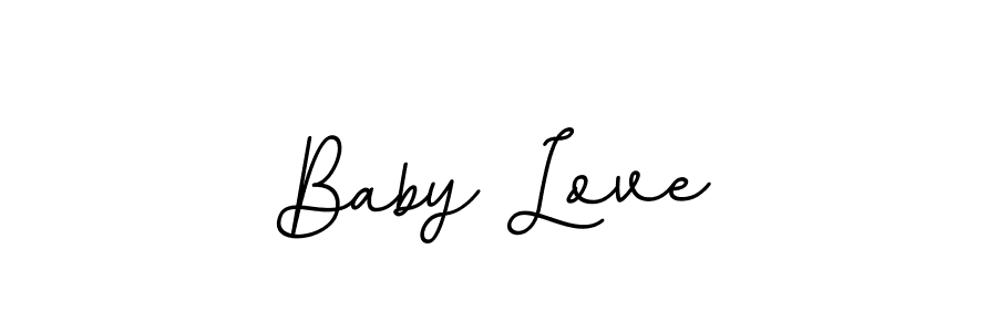 Create a beautiful signature design for name Baby Love. With this signature (BallpointsItalic-DORy9) fonts, you can make a handwritten signature for free. Baby Love signature style 11 images and pictures png