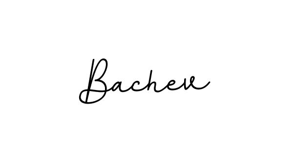 How to make Bachev signature? BallpointsItalic-DORy9 is a professional autograph style. Create handwritten signature for Bachev name. Bachev signature style 11 images and pictures png