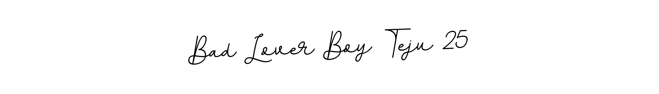 You can use this online signature creator to create a handwritten signature for the name Bad Lover Boy Teju 25. This is the best online autograph maker. Bad Lover Boy Teju 25 signature style 11 images and pictures png