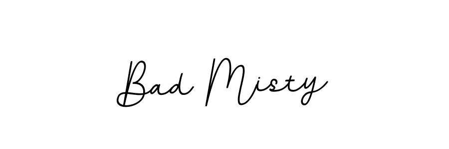 Design your own signature with our free online signature maker. With this signature software, you can create a handwritten (BallpointsItalic-DORy9) signature for name Bad Misty. Bad Misty signature style 11 images and pictures png