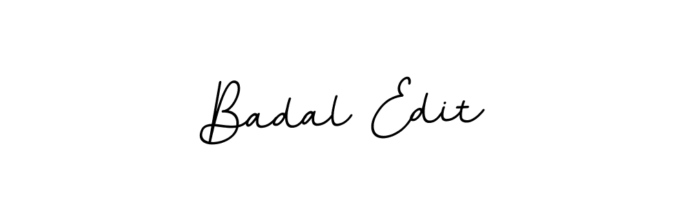 Create a beautiful signature design for name Badal Edit. With this signature (BallpointsItalic-DORy9) fonts, you can make a handwritten signature for free. Badal Edit signature style 11 images and pictures png