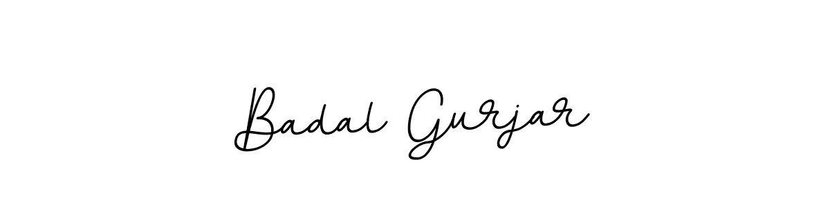 Badal Gurjar stylish signature style. Best Handwritten Sign (BallpointsItalic-DORy9) for my name. Handwritten Signature Collection Ideas for my name Badal Gurjar. Badal Gurjar signature style 11 images and pictures png