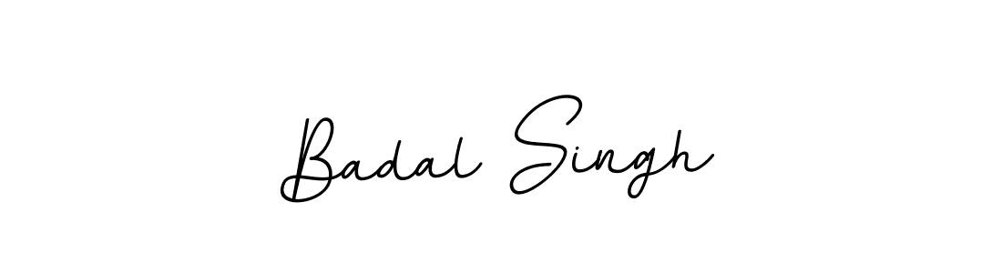 Make a beautiful signature design for name Badal Singh. With this signature (BallpointsItalic-DORy9) style, you can create a handwritten signature for free. Badal Singh signature style 11 images and pictures png