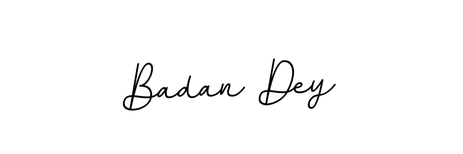 Design your own signature with our free online signature maker. With this signature software, you can create a handwritten (BallpointsItalic-DORy9) signature for name Badan Dey. Badan Dey signature style 11 images and pictures png