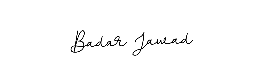 Badar Jawad stylish signature style. Best Handwritten Sign (BallpointsItalic-DORy9) for my name. Handwritten Signature Collection Ideas for my name Badar Jawad. Badar Jawad signature style 11 images and pictures png