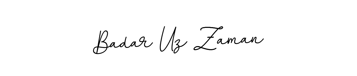 Create a beautiful signature design for name Badar Uz Zaman. With this signature (BallpointsItalic-DORy9) fonts, you can make a handwritten signature for free. Badar Uz Zaman signature style 11 images and pictures png