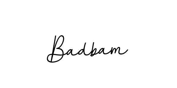 How to make Badbam signature? BallpointsItalic-DORy9 is a professional autograph style. Create handwritten signature for Badbam name. Badbam signature style 11 images and pictures png