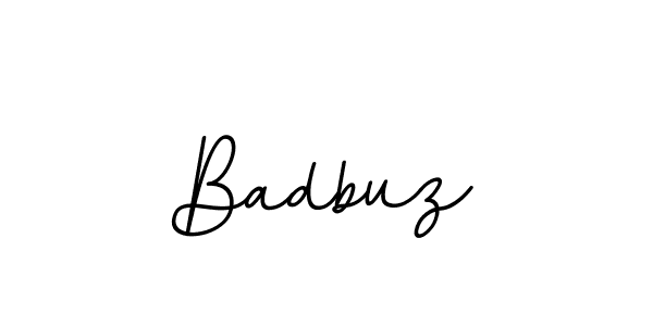 How to make Badbuz name signature. Use BallpointsItalic-DORy9 style for creating short signs online. This is the latest handwritten sign. Badbuz signature style 11 images and pictures png