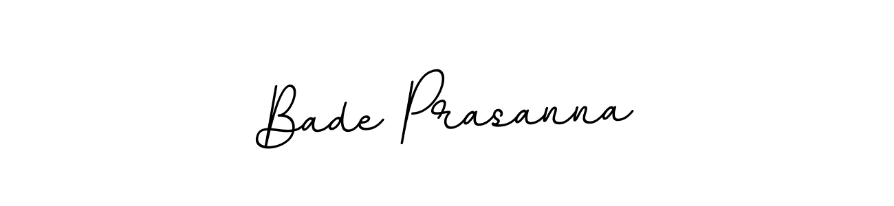 Bade Prasanna stylish signature style. Best Handwritten Sign (BallpointsItalic-DORy9) for my name. Handwritten Signature Collection Ideas for my name Bade Prasanna. Bade Prasanna signature style 11 images and pictures png