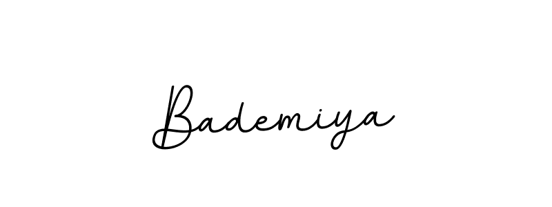 BallpointsItalic-DORy9 is a professional signature style that is perfect for those who want to add a touch of class to their signature. It is also a great choice for those who want to make their signature more unique. Get Bademiya name to fancy signature for free. Bademiya signature style 11 images and pictures png