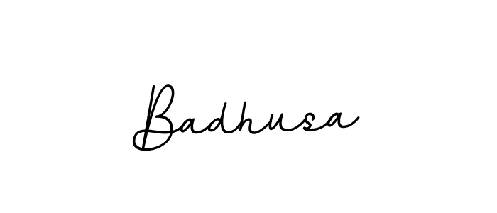 Make a beautiful signature design for name Badhusa. With this signature (BallpointsItalic-DORy9) style, you can create a handwritten signature for free. Badhusa signature style 11 images and pictures png