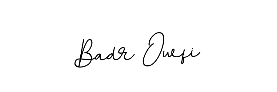 It looks lik you need a new signature style for name Badr Owfi. Design unique handwritten (BallpointsItalic-DORy9) signature with our free signature maker in just a few clicks. Badr Owfi signature style 11 images and pictures png