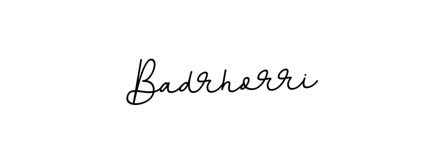 Use a signature maker to create a handwritten signature online. With this signature software, you can design (BallpointsItalic-DORy9) your own signature for name Badrhorri. Badrhorri signature style 11 images and pictures png