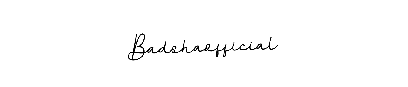 How to make Badshaofficial name signature. Use BallpointsItalic-DORy9 style for creating short signs online. This is the latest handwritten sign. Badshaofficial signature style 11 images and pictures png