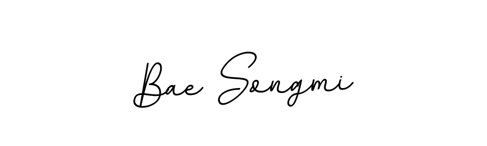 Create a beautiful signature design for name Bae Songmi. With this signature (BallpointsItalic-DORy9) fonts, you can make a handwritten signature for free. Bae Songmi signature style 11 images and pictures png
