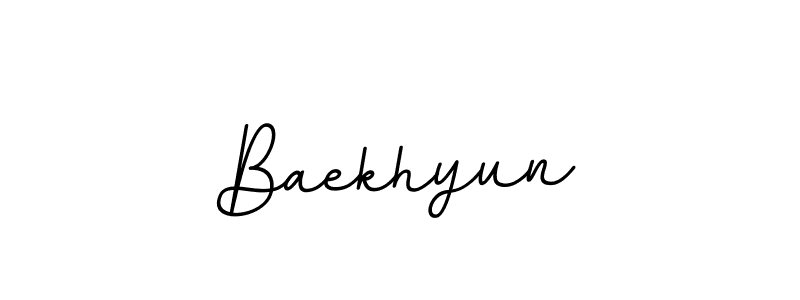 Baekhyun stylish signature style. Best Handwritten Sign (BallpointsItalic-DORy9) for my name. Handwritten Signature Collection Ideas for my name Baekhyun. Baekhyun signature style 11 images and pictures png