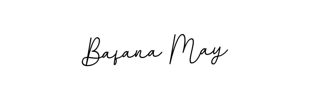 Design your own signature with our free online signature maker. With this signature software, you can create a handwritten (BallpointsItalic-DORy9) signature for name Bafana May. Bafana May signature style 11 images and pictures png