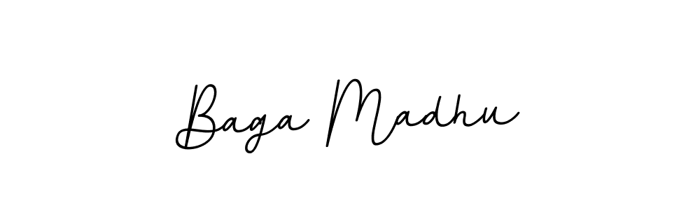 How to make Baga Madhu signature? BallpointsItalic-DORy9 is a professional autograph style. Create handwritten signature for Baga Madhu name. Baga Madhu signature style 11 images and pictures png