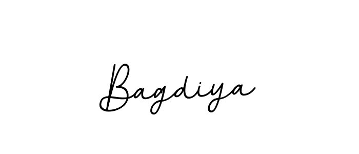 The best way (BallpointsItalic-DORy9) to make a short signature is to pick only two or three words in your name. The name Bagdiya include a total of six letters. For converting this name. Bagdiya signature style 11 images and pictures png