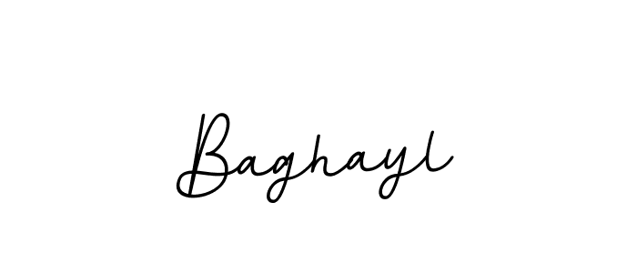 Use a signature maker to create a handwritten signature online. With this signature software, you can design (BallpointsItalic-DORy9) your own signature for name Baghayl. Baghayl signature style 11 images and pictures png