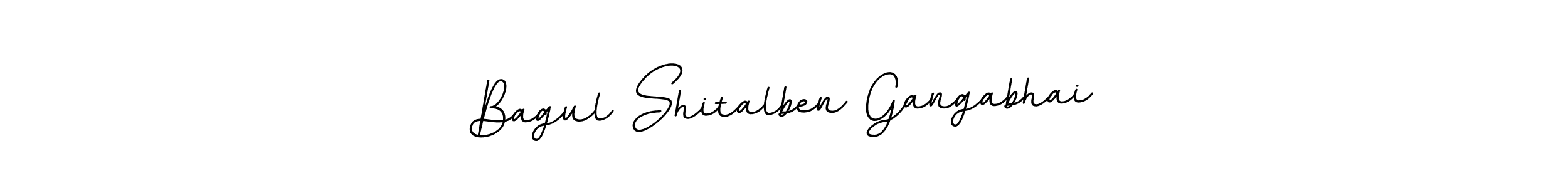 Also we have Bagul Shitalben Gangabhai name is the best signature style. Create professional handwritten signature collection using BallpointsItalic-DORy9 autograph style. Bagul Shitalben Gangabhai signature style 11 images and pictures png