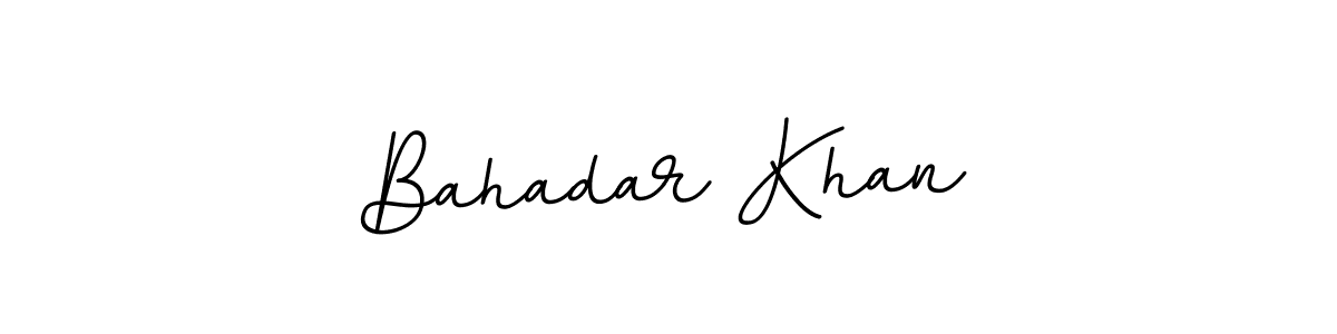 How to make Bahadar Khan name signature. Use BallpointsItalic-DORy9 style for creating short signs online. This is the latest handwritten sign. Bahadar Khan signature style 11 images and pictures png