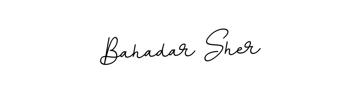How to make Bahadar Sher signature? BallpointsItalic-DORy9 is a professional autograph style. Create handwritten signature for Bahadar Sher name. Bahadar Sher signature style 11 images and pictures png