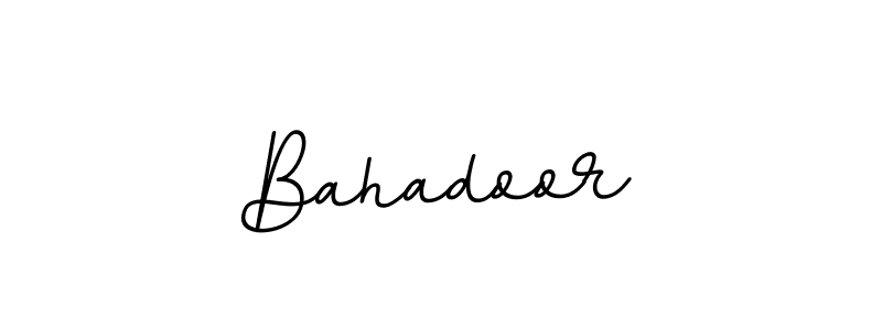 Make a beautiful signature design for name Bahadoor. With this signature (BallpointsItalic-DORy9) style, you can create a handwritten signature for free. Bahadoor signature style 11 images and pictures png