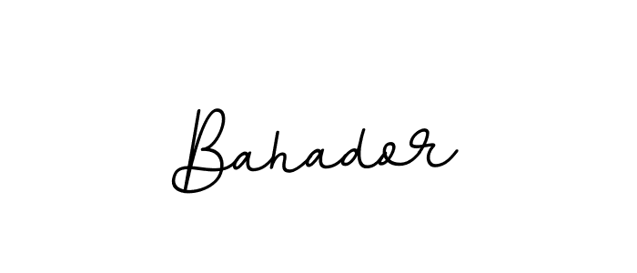 How to make Bahador name signature. Use BallpointsItalic-DORy9 style for creating short signs online. This is the latest handwritten sign. Bahador signature style 11 images and pictures png