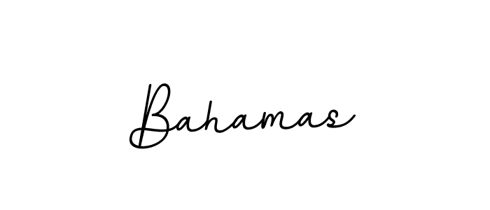 Use a signature maker to create a handwritten signature online. With this signature software, you can design (BallpointsItalic-DORy9) your own signature for name Bahamas. Bahamas signature style 11 images and pictures png