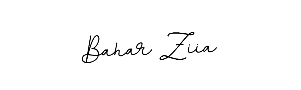 How to make Bahar Ziia signature? BallpointsItalic-DORy9 is a professional autograph style. Create handwritten signature for Bahar Ziia name. Bahar Ziia signature style 11 images and pictures png