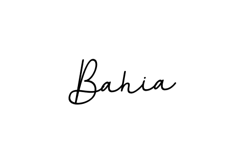 Create a beautiful signature design for name Bahia. With this signature (BallpointsItalic-DORy9) fonts, you can make a handwritten signature for free. Bahia signature style 11 images and pictures png