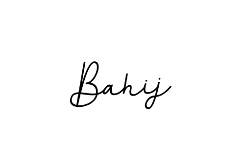 Use a signature maker to create a handwritten signature online. With this signature software, you can design (BallpointsItalic-DORy9) your own signature for name Bahij. Bahij signature style 11 images and pictures png