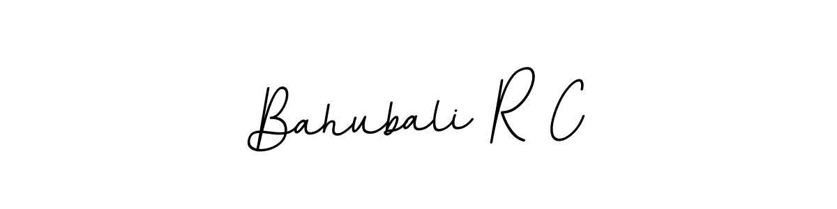 Use a signature maker to create a handwritten signature online. With this signature software, you can design (BallpointsItalic-DORy9) your own signature for name Bahubali R C. Bahubali R C signature style 11 images and pictures png