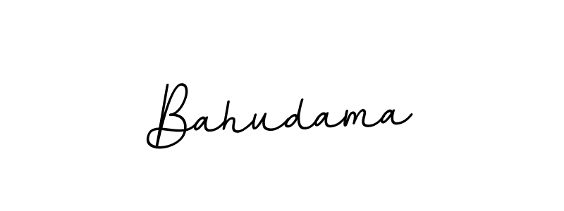Use a signature maker to create a handwritten signature online. With this signature software, you can design (BallpointsItalic-DORy9) your own signature for name Bahudama. Bahudama signature style 11 images and pictures png