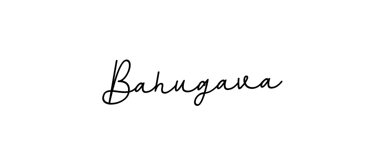 How to make Bahugava signature? BallpointsItalic-DORy9 is a professional autograph style. Create handwritten signature for Bahugava name. Bahugava signature style 11 images and pictures png