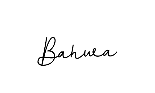 Make a beautiful signature design for name Bahwa. With this signature (BallpointsItalic-DORy9) style, you can create a handwritten signature for free. Bahwa signature style 11 images and pictures png