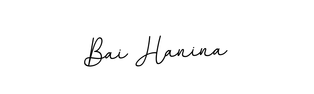 BallpointsItalic-DORy9 is a professional signature style that is perfect for those who want to add a touch of class to their signature. It is also a great choice for those who want to make their signature more unique. Get Bai Hanina name to fancy signature for free. Bai Hanina signature style 11 images and pictures png