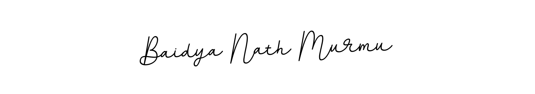 Create a beautiful signature design for name Baidya Nath Murmu. With this signature (BallpointsItalic-DORy9) fonts, you can make a handwritten signature for free. Baidya Nath Murmu signature style 11 images and pictures png