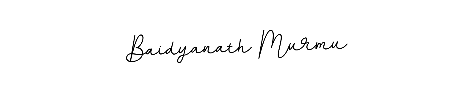 Make a beautiful signature design for name Baidyanath Murmu. With this signature (BallpointsItalic-DORy9) style, you can create a handwritten signature for free. Baidyanath Murmu signature style 11 images and pictures png