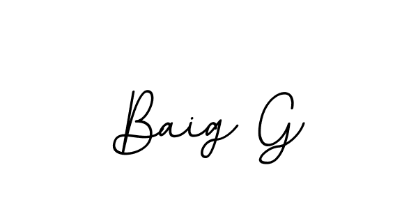 Also You can easily find your signature by using the search form. We will create Baig G name handwritten signature images for you free of cost using BallpointsItalic-DORy9 sign style. Baig G signature style 11 images and pictures png
