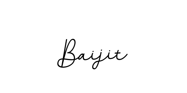 How to make Baijit signature? BallpointsItalic-DORy9 is a professional autograph style. Create handwritten signature for Baijit name. Baijit signature style 11 images and pictures png