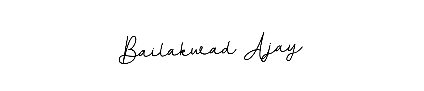 This is the best signature style for the Bailakwad Ajay name. Also you like these signature font (BallpointsItalic-DORy9). Mix name signature. Bailakwad Ajay signature style 11 images and pictures png