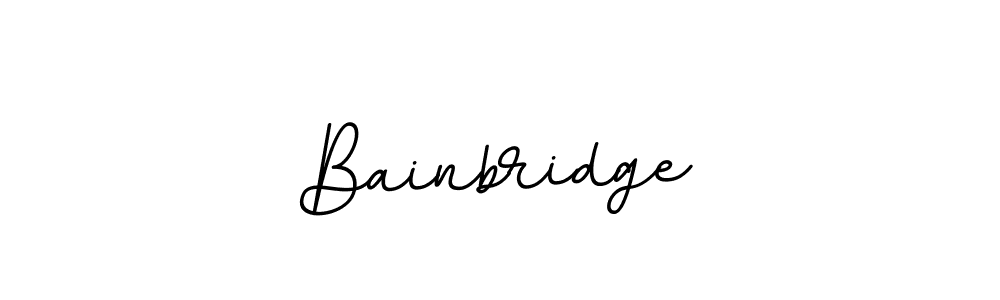 How to make Bainbridge signature? BallpointsItalic-DORy9 is a professional autograph style. Create handwritten signature for Bainbridge name. Bainbridge signature style 11 images and pictures png